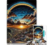 Adult Jigsaw Puzzles 1000 Fantasy Landscape 1000 Pieces for Teenagers,Toys Educational Games Stress Relieving Unique Birthday And Gifts (size 38x26cm)