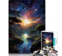 Adult Jigsaw Puzzles 1000 Fantasy Landscape Nature Teenager Puzzles,Game Toys Every Piece Is Unique - Challenging Family Fun Game (size 38x26cm)