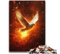 Adult Jigsaw Puzzles 1000 Flame Dove Teenager Puzzles,learning Educational Is Ideal As A Gift for The Whole Family (38x26cm)
