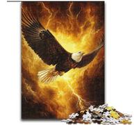 Adult Jigsaw Puzzles 1000 Flying Eagle, for Ages 14 And over Each Piece Is Unique - Fun And Challenging Game for The Whole Family Good Gift (size 50x75cm)