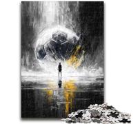 Adult Jigsaw Puzzles 1000 Football Sports 1000 Pieces for Adults,Family Activity Fun at Home Activities, Birthday Present,Travel Gifts (38x26cm)
