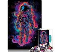 Adult Jigsaw Puzzles 1000 Galactic Astronaut Teenager Puzzles,Game Toys Every Piece Is Unique - Challenging Family Fun Game (size 38x26cm)