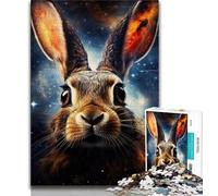 Adult Jigsaw Puzzles 1000 Galaxies Rabbits 1000 Pieces for Teenagers,Perfect for Game Nights, Colorful Toy for Home Gift (size 38x26cm)