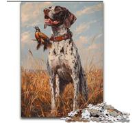 Adult Jigsaw Puzzles 1000 German Spaniel Educational Family Game Is Ideal As Gifts for The Whole Family for 14+ 26x38cm