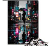 Adult Jigsaw Puzzles 1000 Girl Holding An Umbrella,Help The Brain Exercise Addictive Toys to Cultivate Patience Artists Collection,Fine Art 38x26cm