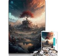 Adult Jigsaw Puzzles 1000 Heaven Tree of Life 1000 Pieces for Teenagers,Perfect for Game Nights, Colorful Toy for Home Gift (size 38x26cm)