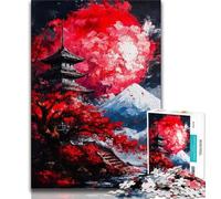Adult Jigsaw Puzzles 1000 Japanese Temples 1000 Pieces for Adults,Challenging Difficult Deal As Gifts for The Whole Family (size 75x50cm)