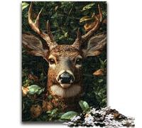 Adult Jigsaw Puzzles 1000 Jungle Deer Challenging To Complete But Fun And Humorous Unique Birthday And Gifts 50x75cm