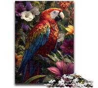 Adult Jigsaw Puzzles 1000 Jungle Parrot 1000 Pieces for Adults,is Ideal As Gifts for The Whole Family Suitable for And 14 (50x75cm)