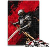 Adult Jigsaw Puzzles 1000 Medieval Knight Paintings 1000 Pieces for Adults,Family Activity Fun at Home Activities, Birthday Present,Travel Gifts (38x26cm)