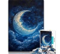 Adult Jigsaw Puzzles 1000 Moon 1000 Pieces for Adults,Family Activity Fun at Home Activities, Birthday Present,Travel Gifts 38x26cm
