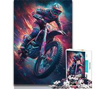 Adult Jigsaw Puzzles 1000 Mountain Biking 1000 Piece Puzzle,Fun Games Every Piece Is Unique - Challenging Family Fun Game (size 75x50cm)