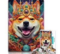 Adult Jigsaw Puzzles 1000 Mutant Corgi Teenager Puzzles,Game Toys Every Piece Is Unique - Challenging Family Fun Game (size 38x26cm)
