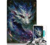 Adult Jigsaw Puzzles 1000 Mysterious Dragon 1000 Pieces for Teenagers,Learning Educational Toys Family Games Unique Birthday And Gifts 26x38cm