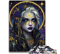Adult Jigsaw Puzzles 1000 Mystical Spirit Girl Family Fun for Is Ideal As A Gift for The Whole Family for And Age 14 Years Up 26x38cm