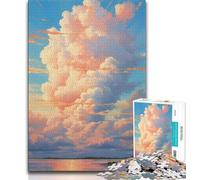 Adult Jigsaw Puzzles 1000 Natural Beauty Blue Sky 1000 Piece Jigsaw,Challenging Game Gifts for Is Ideal As A Gift for The Whole Family (size 75x50cm)