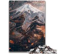 Adult Jigsaw Puzzles 1000 Ninja at The Foot of Mount Fuji, for Ages 14 And over Each Piece Is Unique - Fun And Challenging Game for The Whole Family Good Gift 50X75CM