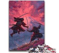 Adult Jigsaw Puzzles 1000 Ninja at The Foot of Mount Fuji for Educational Game Challenge Toy for Is Ideal As A Gift for The Whole Family 50x75cm