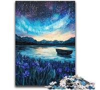 Adult Jigsaw Puzzles 1000 Northern Lights Family Fun for Is Ideal As A Gift for The Whole Family for And Age 14 Years Up 26x38cm