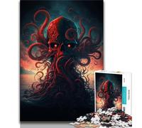 Adult Jigsaw Puzzles 1000 Octopus Island Puzzles for Adults,learning Educational for Is Ideal As A Gift for The Whole Family (size 75x50cm)