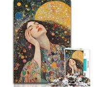 Adult Jigsaw Puzzles 1000 Painting by Night Sky 1000 Pieces for Teenagers,Challenging Game Toys Wall Decoration Unique Birthday And Xmas Gifts (size 75x50cm)