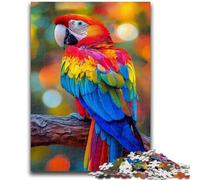Adult Jigsaw Puzzles 1000 Parrot Oil Painting 1000 Pieces for Adults,is Ideal As Gifts for The Whole Family Suitable for And 14 (50x75cm)