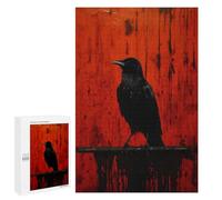Adult Jigsaw Puzzles 1000 PCS Abstract Raven Jigsaw for Adults Relaxing Games Birthday Present Great Gift for Gaming 1000 PCS