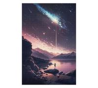 Adult Jigsaw Puzzles 1000 PCS Anime Galaxy Sunset Puzzle for Adults Brain Teaser Game Analysis And Logic Educational Challenge 1000 PCS