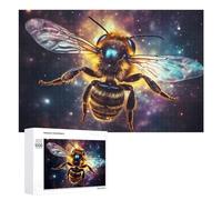 Adult Jigsaw Puzzles 1000 PCS Cosmic Bee Flight Puzzles for Adults Hands-on Game Enhance Memory Gifts for Friends And Family 1000 PCS