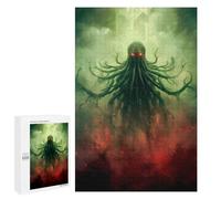 Adult Jigsaw Puzzles 1000 PCS Cthulhu Like Creature Jigsaw for Adults Relaxing Games A Work of Art Birthday Present, Gifts, 1000 PCS