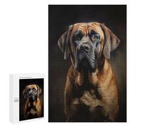 Adult Jigsaw Puzzles 1000 PCS English Mastiff Jigsaws for Adults Anti-Stress Toys Enhance Memory Birthday Present, Gifts, 1000 PCS