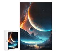Adult Jigsaw Puzzles 1000 PCS Eternity Planet Teenagers Puzzles Toy Wall Decor Pattern Assembly Gifts for Friends And Family 1000 PCS