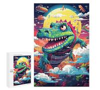 Adult Jigsaw Puzzles 1000 PCS Fantasy Crocodile Adventure Jigsaw Puzzles for Adults Stress Reliever Challenging To Complete Brainteaser Family Games 1000 PCS