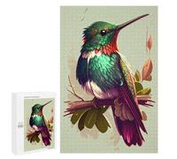 Adult Jigsaw Puzzles 1000 PCS Hummingbird Cartoon Jigsaw for Adults Relaxing Games Birthday Present Great Gift for Gaming 1000 PCS
