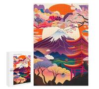 Adult Jigsaw Puzzles 1000 PCS Japanese Abstract Colorful Teenagers Puzzles Toy Wall Decor Pattern Assembly Gifts for Friends And Family 1000 PCS