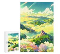 Adult Jigsaw Puzzles 1000 PCS Mountain Serenity Puzzle for Adults Brain Teaser Game Wall Decoration Birthday Present, Gifts, 1000 PCS