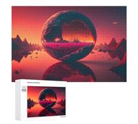 Adult Jigsaw Puzzles 1000 PCS Mystical Planet Reflection Puzzles for Adults Hands-on Game Enhance Memory Gifts for Friends And Family 1000 PCS