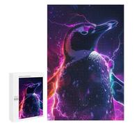 Adult Jigsaw Puzzles 1000 PCS Penguin Space Animal Jigsaw for Adults Relaxing Games A Work of Art Birthday Present, Gifts, 1000 PCS