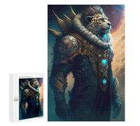 Adult Jigsaw Puzzles 1000 PCS Regal Beast in Cosmic Armor Jigsaw for Adults Relax Games Presents for Women Birthday Present, Gifts, 1000 PCS