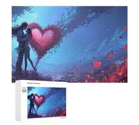 Adult Jigsaw Puzzles 1000 PCS Romantic Fantasy Heart Scene Jigsaw for Adults Relax Games Presents for Women Birthday Present, Gifts, 1000 PCS