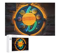 Adult Jigsaw Puzzles 1000 PCS Space-themed Illuminated Portal Puzzles for Adults Hands-on Game Enhance Memory Gifts for Friends And Family 1000 PCS
