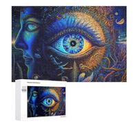 Adult Jigsaw Puzzles 1000 PCS Whimsical Fantasy A Dreamlike Portrait Jigsaw for Adults Relax Games Presents for Women Birthday Present, Gifts, 1000 PCS