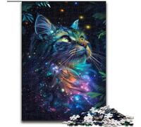 Adult Jigsaw Puzzles 1000 Pieces A Beautiful Cat 1000 Piece Jigsaw Puzzle Idea, Humorous Artwork, Detailed Artwork (Size 26x38cm)