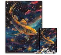 Adult Jigsaw Puzzles 1000 Pieces A Giant Catfish Swims in Art Jigsaw Puzzles Educational Brain Teaser Artistic Home & Office Decor Age 1000 PCS(75x50cm)