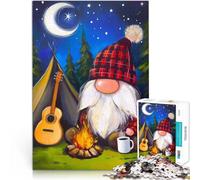 Adult Jigsaw Puzzles 1000 Pieces A Gnome Warm Night Stress Reliever Staycation Kill time Unique Birthday and Gifts 50x70cm