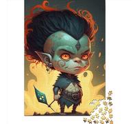 Adult Jigsaw Puzzles 1000 Pieces A Wise Elf Magical Goblin Paper Jigsaw Puzzles for Adults Educational Game Challenge Toy 1000pcs (38x26cm)
