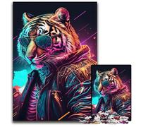Adult Jigsaw Puzzles 1000 Pieces Abstract Psychedelic Tiger_178284b - 副本 (2) - 副本 - 副本 Wooden Jigsaw Educational Activity for Cognitive Skills Cognitive Skill Improvement 1000 PCS