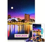 Adult Jigsaw Puzzles 1000 Pieces Adelaide Smooth Cut Art Brain Training Toy Leisure Time Fun Birthday Game Gift (50x75cm)