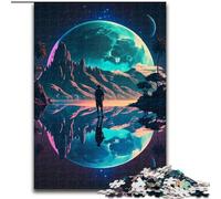 Adult Jigsaw Puzzles 1000 Pieces Alien Planet Landscape 1000Pc Adults Jigsaw Puzzle for Teenagers Age Group 14+, Home Decor (Size 26x38cm)