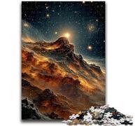 Adult Jigsaw Puzzles 1000 Pieces Alien Planet Nebula Teenager Jigsaw,Stress Reliever Staycation Kill Time Home Decoration Toys (26x38cm)